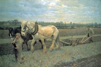 Sir George Clausen : Ploughing